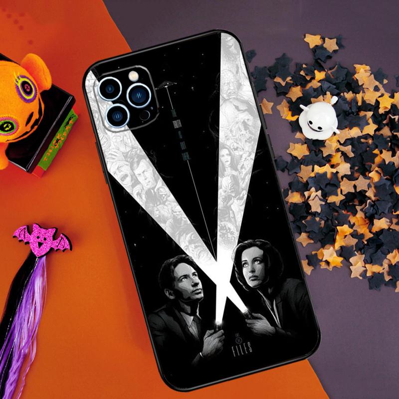 

The X Files TV Series Bumper Case For iPhone 16 14 15 Pro Max 11 12 13 Pro Max Mini XR 16e 16 15 Plus Phone Cover iPhone 11 Pro