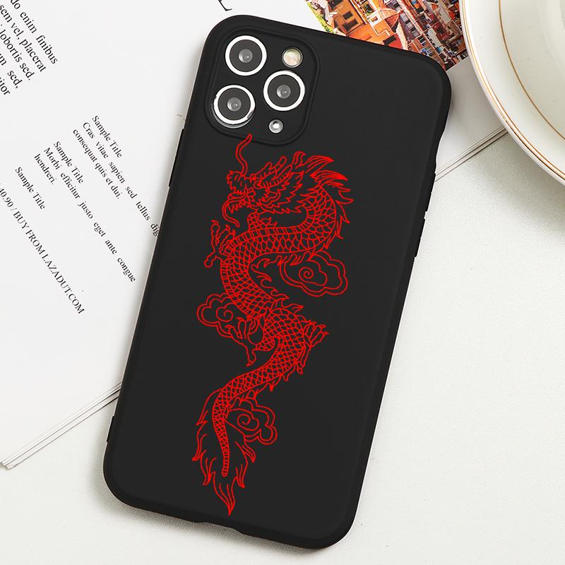 För Samsung Galaxy A51 50 A32 A20e A52 A21s A12 A71 A70 A72 A30 A31 S22 S21 S20 FE Ultra S8 S9 Plus Dragon Phone Coque Soft Case