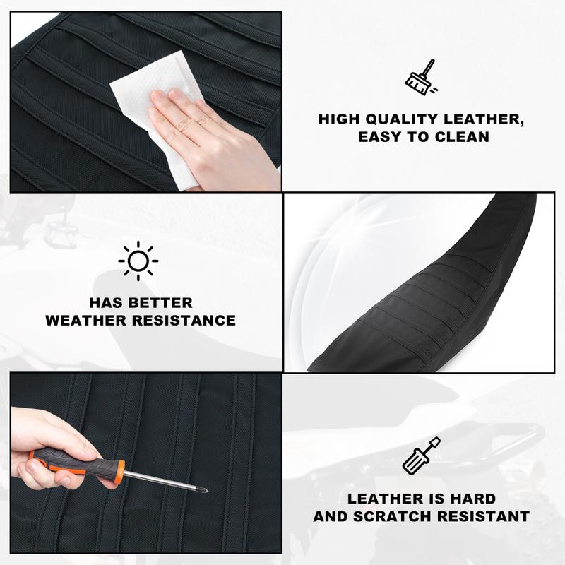 Motorcycle Non-Slip Seat Cover Fit For Honda Trx 450R TRX 450 R 450 ER 2004-2018 Striped Grip Gripper Seat Saddle Cushion Cover