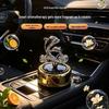 Dolphin Solar Car Air Freshener: Rotating Long-Lasting Perfume Ornament
