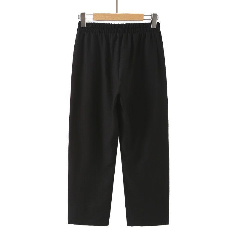 Mom's Summer Casual Chinese-Style Short Sleeve Outfit - 2026 Middle-Aged & Elderly Women's Wear