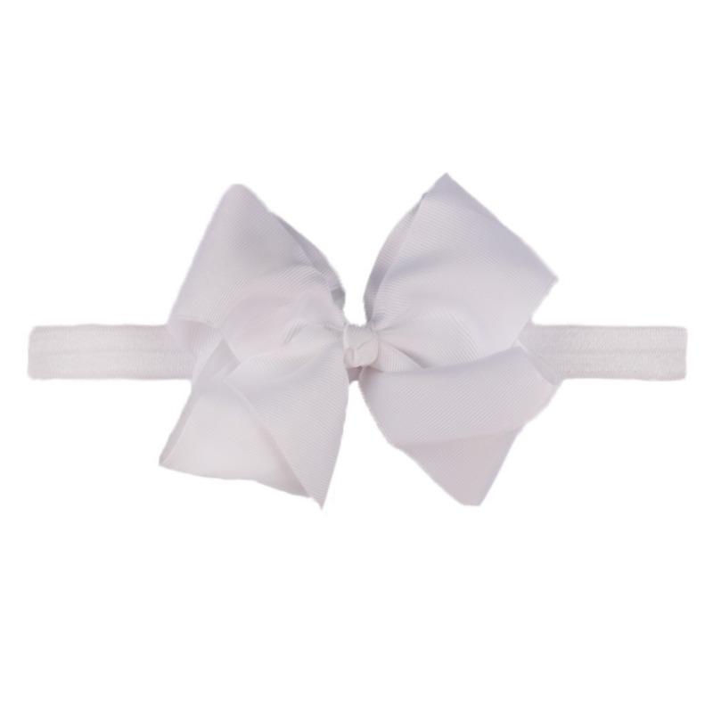 New Children's Headband, Fashionable Baby Hair Accessories, Dovetail Bow Headband, Solid Color Seamless Elastic Belt.