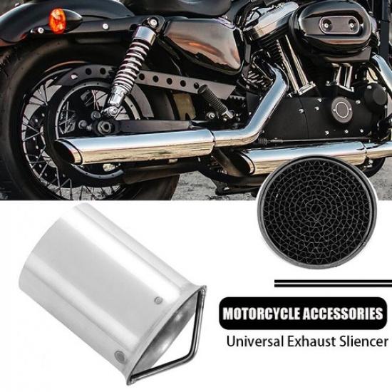 Motorcycle 50mm Stainless Steel Exhaust Can DB Killer Silencer Muffler Baffle