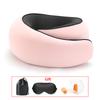 Cuscino da Viaggio per il Collo in Memory Foam per Comfort in Aereo Design Compatto ed Ergonomico per Viaggi, Viaggi in Auto, Uso Domestico Ideale