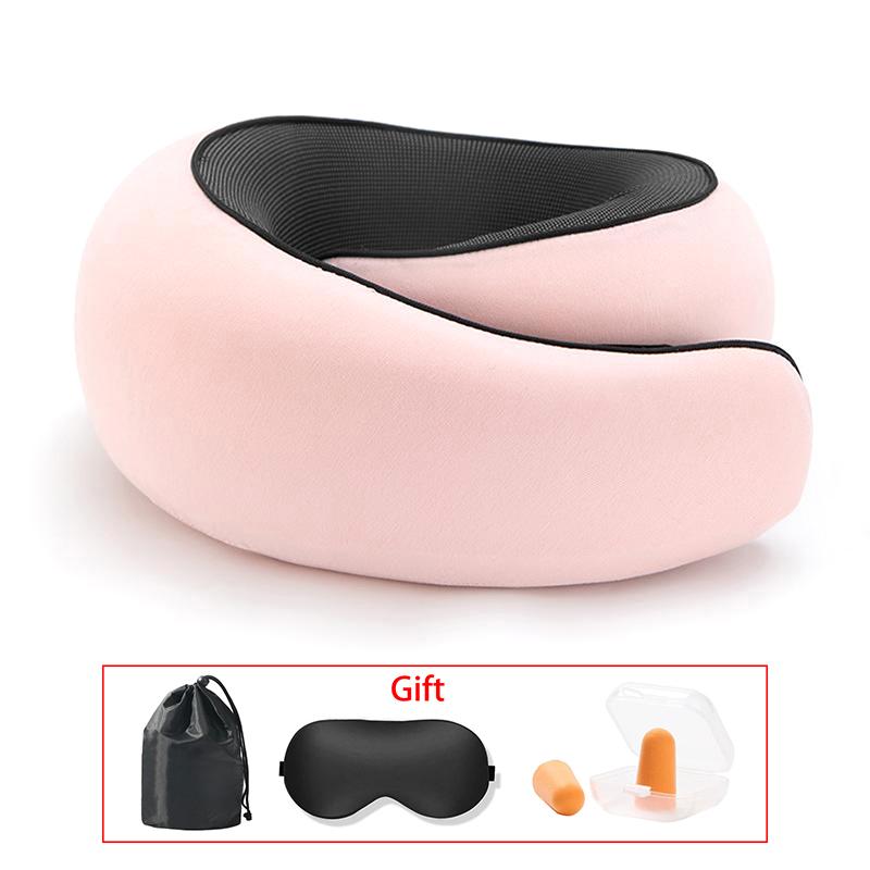 Cuscino da Viaggio per il Collo in Memory Foam per Comfort in Aereo Design Compatto ed Ergonomico per Viaggi, Viaggi in Auto, Uso Domestico Ideale