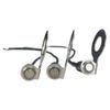 Motorcycle Auxiliary Lamp Power Button 12V 24V 10A Push Button with Stainless Steel Mounting Bracket for Light Wiring