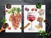 SZKLANA PŁYTA OCHRONNA NA KUCHENKĘ 70x52 WINO
