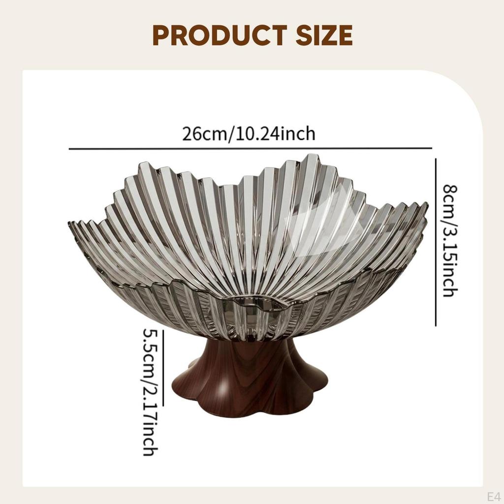 Fruit Bowl On A Pedestal, Storage Tray, Home Decoration for Kitchen Table, Table Decoration, Party