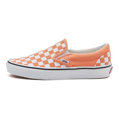 Classic Slip-On Checkerboard - Cadmium Orange Unisex Sneakers True-White VN0A33TB9HL
