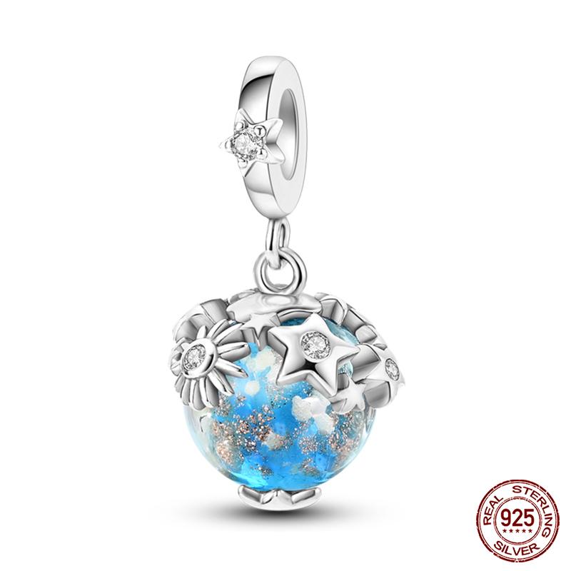 Fashion Copper Astronaut Space Series Charms Beads Fit Qikaola Original Bracelets Diy Anniversary Jewelry