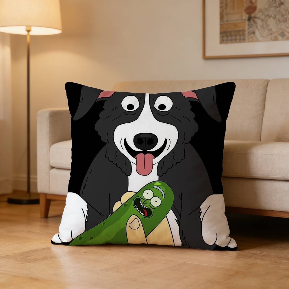Cool Cartoon Mr PPickles Pillow Case for Sofa Living Room Home office Decor Protective Cover