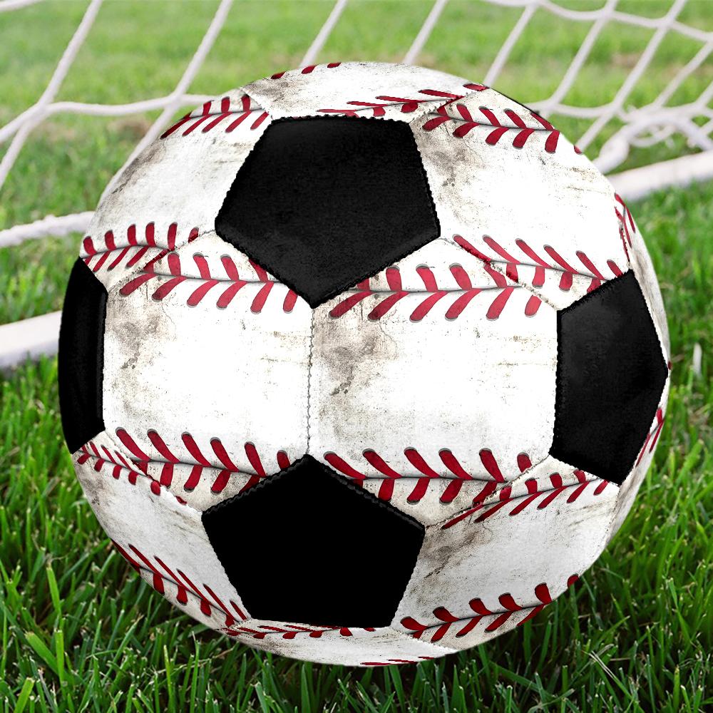 Baseball Theme Size 5 Soccer Ball, Suitable for Both Indoor and Outdoor Matches, a Gift Suitable for Everyone.