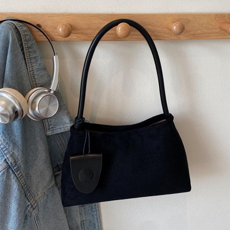 Retro bag women's large-capacity new autumn and winter casual shoulder underarm mother and child bag commuter tote bag