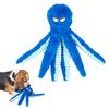 Peluche Chien Poulpe Jouet Interactif à Mâcher Résistant aux Morsures Son Poulpe Squeaky Hochet pour Chiot Fournitures pour Animaux de Compagnie
