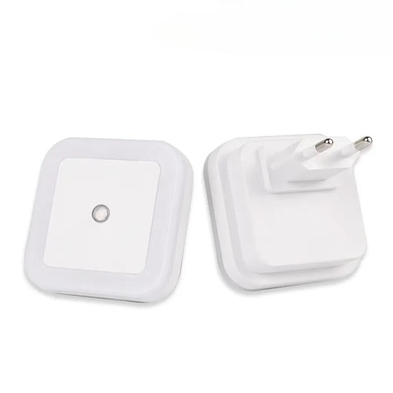 Wireless LED Night Light Compact EU Plug-type Lighting Control Sensor Suitable Children's Rooms Bedrooms Corridors Passageways