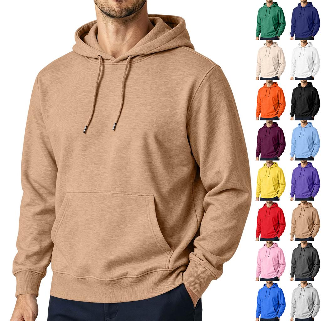 Men's Oversized Hoodie Casual Streetwear Pullover for Daily Wear