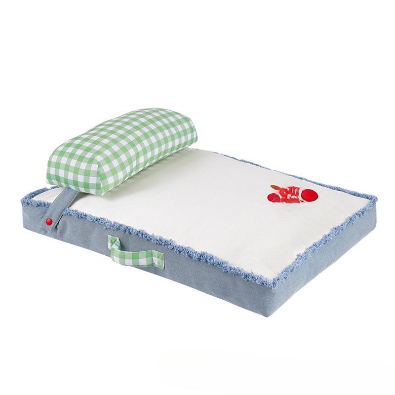 

Собачья будка на все времена года, съемная и моющаяся кровать для собак, спальный коврик для маленьких и средних собак, диван, летняя кровать для домашних животных 50*70*20 cm