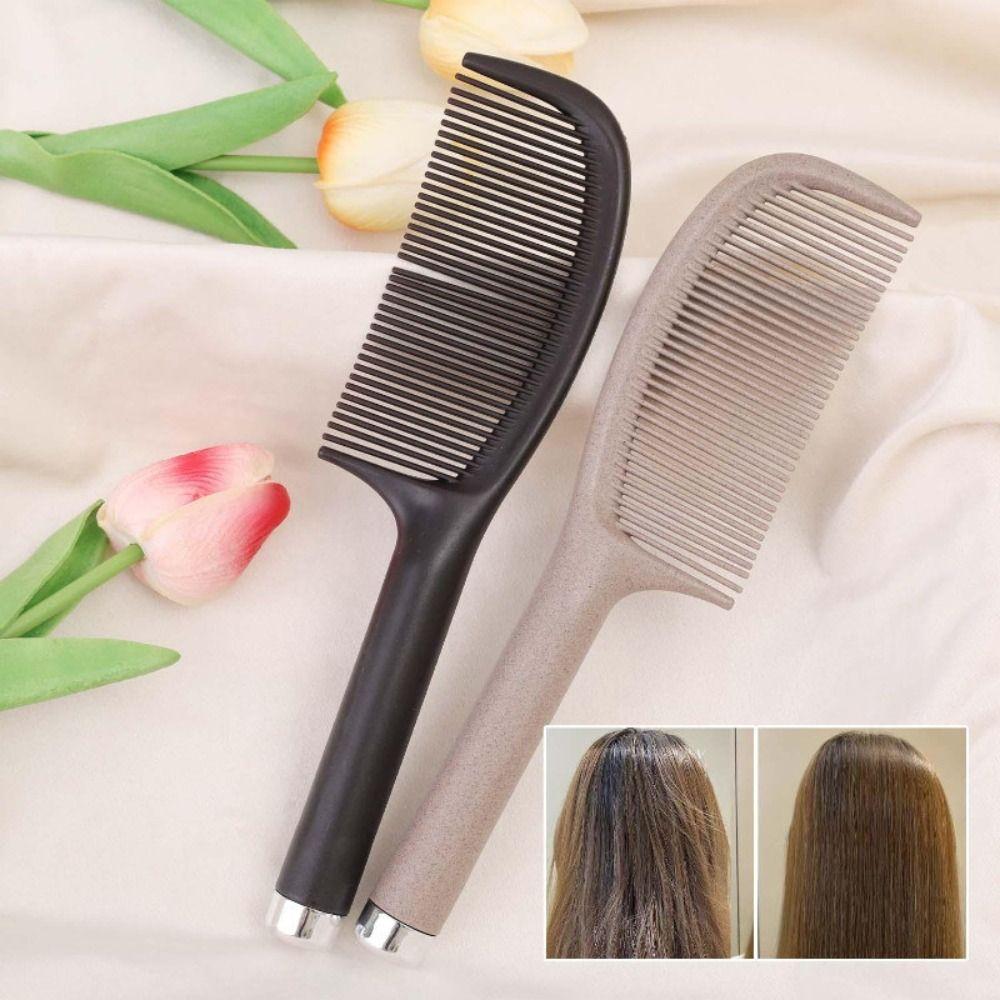 Portable Anti-Static Coffee Grounds Comb Oil-removing Tangle-free Fluffy Comb Hair Comb Create Smooth and Beautiful Hair