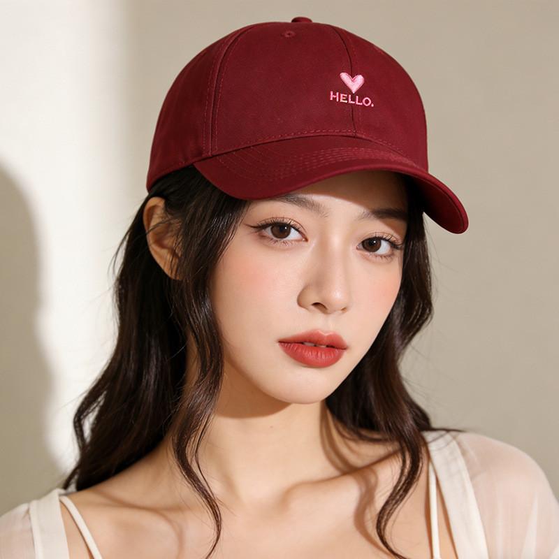 Letter Embroidered Baseball Cap With Sun Protection For Women And Men Spring Summer Casual Style