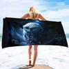 Owl Beach Towels,Snowy Owl Adult Beach Towel Light Absorbent Blanket Towel,Soft Bath Towel,Suitable for Beach Swimming Pool
