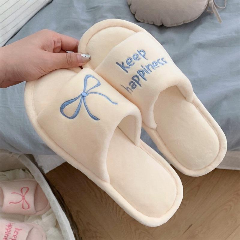 New Style of One-piece Soft Flat Women's High-end Floor Shoes and Cotton Slippers