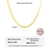S925 Sterling Silver Classic Snake Choker Necklaces Chains for Women Men 14K Gold Plated Necklaces Wedding Party Jewelry Gift