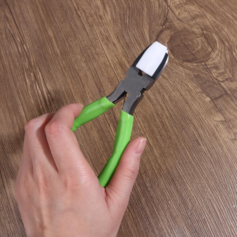 Nylon Jaw Pliers Carbon Steel Craft Plat Nose Pliers Diy Tools For Beading Looping Shaping Wire Jewelry Making