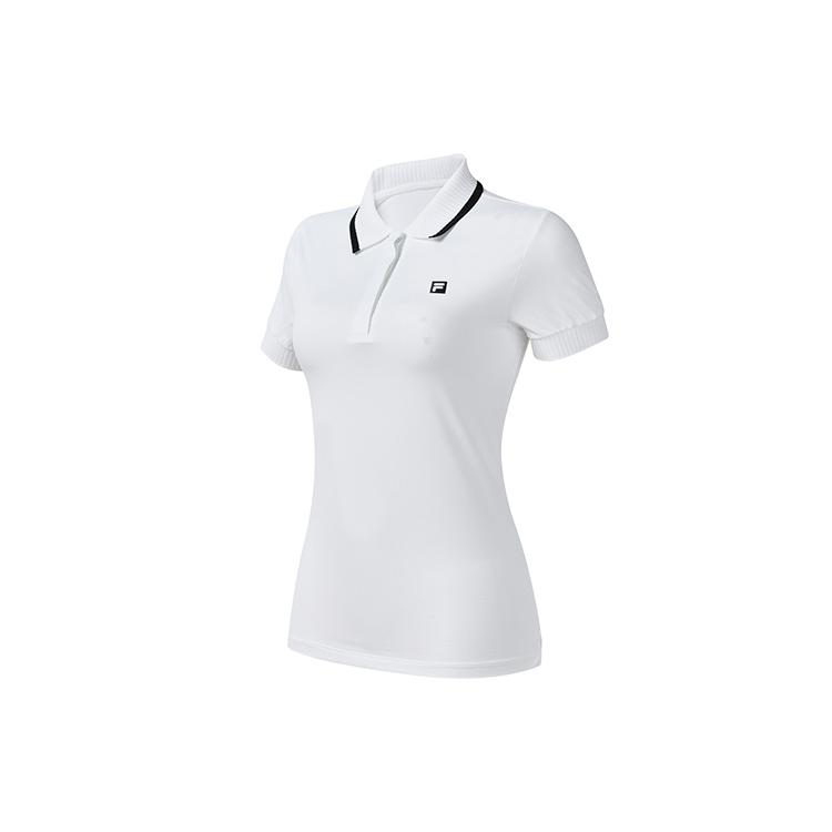 New FILA Polo Shirt Women's Jade White A11W233102FWT