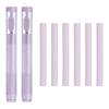 PATIKIL Retractable Cute Pencil with Plastic for and for Purple TPE 8-Pack Erasers, Slide-Type Eraser, Push-Pull Eraser, Soft, Large, Case, Sketching,