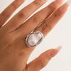 DIEZI Irregular Baroque Imitation Pearl Rings Women Fashion Beach style Multicolor Gold Color Geometric Knuckle Joint Ring