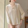 Elegant Chiffon New Chinese Style Blouse for Women