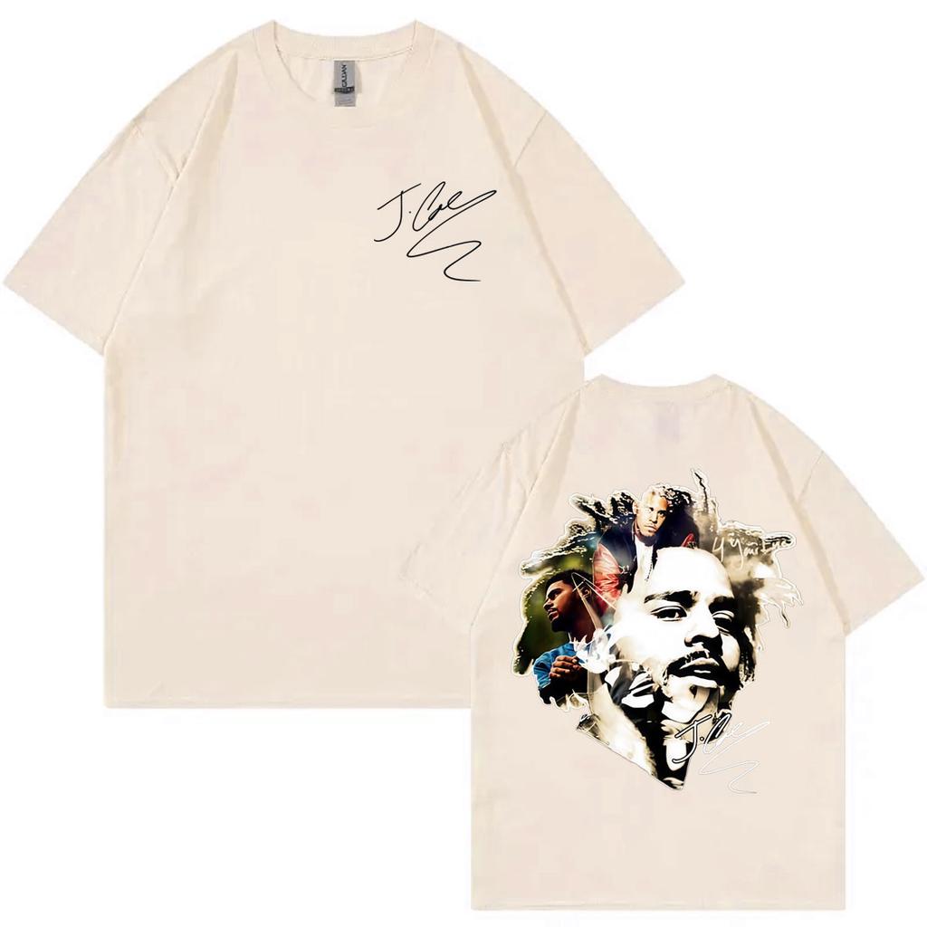 Rapper J Cole Graphic T Shirts Men Women Clothing Fashion Hip Hop Tshirt Summer Casual Cotton Short Sleeve Tshirts Streetwear