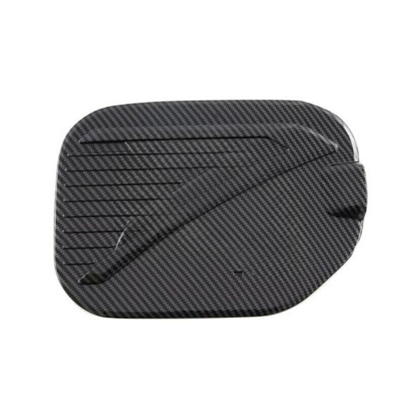 For Ford F-150 F150 2021 2022 2023 Carbon Fiber Oil Fuel Tank Gas Cap Cover Trim