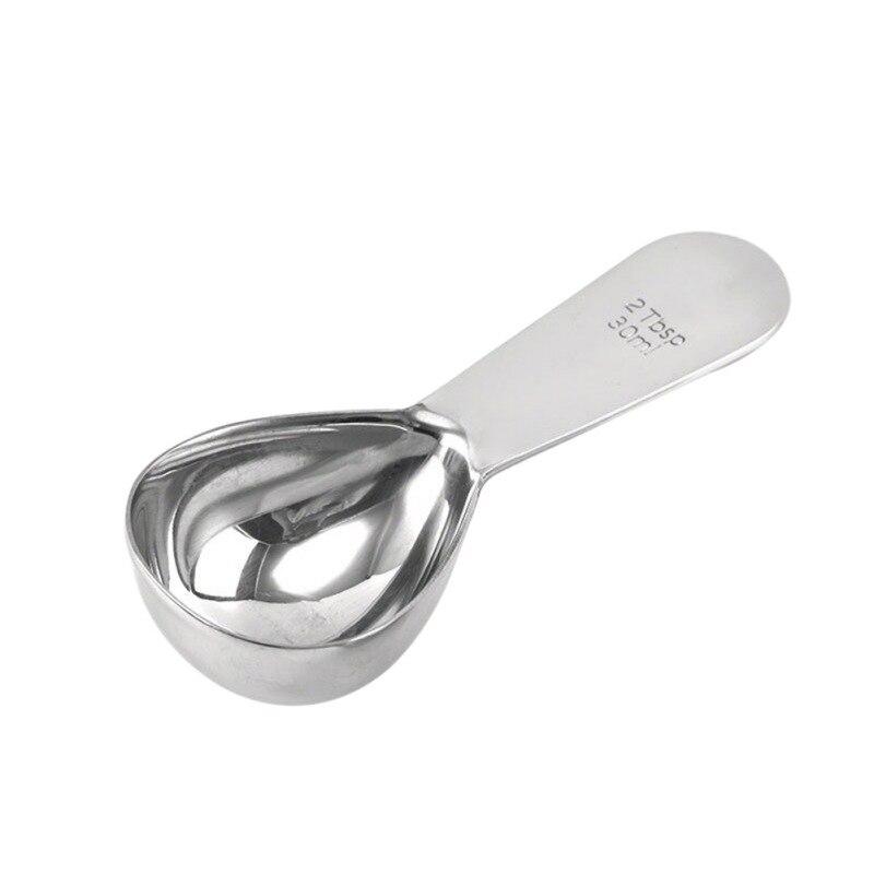 Coffee Spoon With Scale Measuring 304 Stainless Steel Formula Milk Seasoning Spoon Kitchen Supplies