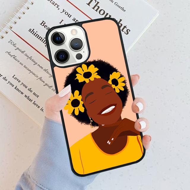 Black Girl Magic phone Case Cover For iPhone 17 Air 16 15 14 Plus Apple 11 12 13 Pro Max coque