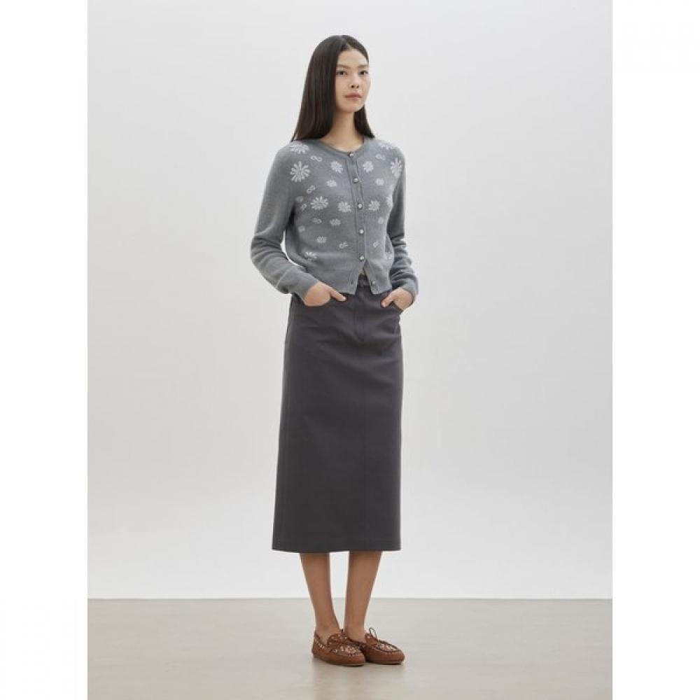 Cc Collect Belted Long H Line Skirt C261msd003