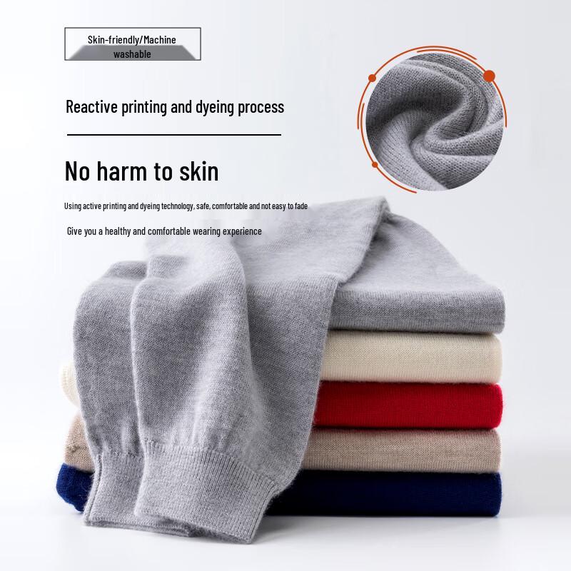 Leggings Thermiques en Laine Mérinos 120 Fils pour Femme Hengyuanxiang