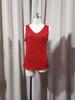 2026 Spring/Summer Women's V-neck Sequin T-shirt Vest