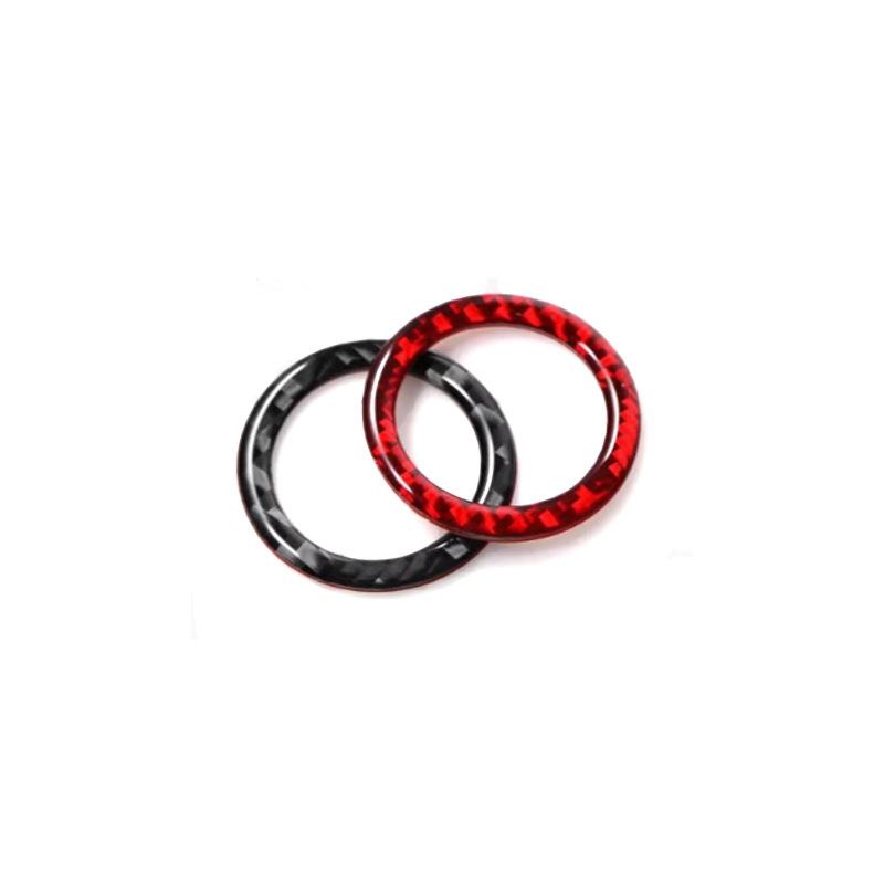 Car Trunk Switch Button Cover Ring Interior Modification Accessories Decorative Sticker For Model Y MODEL 3 2019-2025