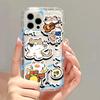 Rock music cat applies to iPhone17ProMax airbag mobile phone case 14Pro Apple 12/16 couple model
