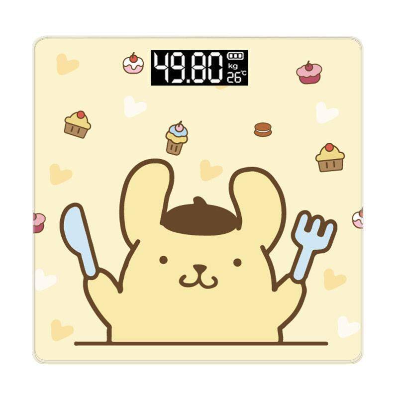 Electronic Scale, Household Weight Scale, Cartoon Cute, Accurate, Smart, Bluetooth Rechargeable Body Fat Scale, Girls' Fat Loss Health Scale