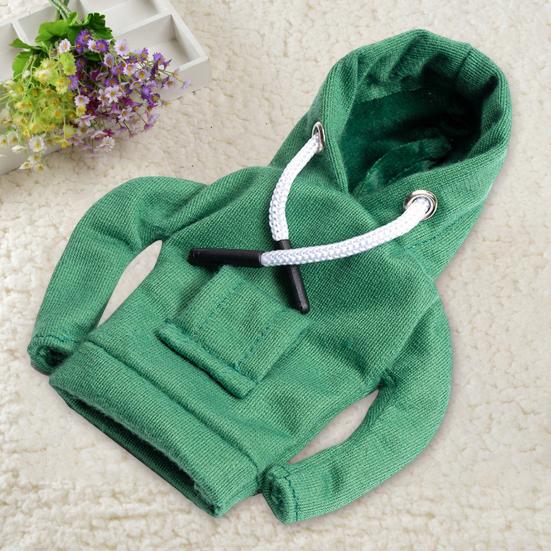Desk Goose Hoodie Costume Adjustable Hooded Sweater for 7" Doll Mini Porch Goose Costume with Pocket Decorative Gift for Enthusiasts