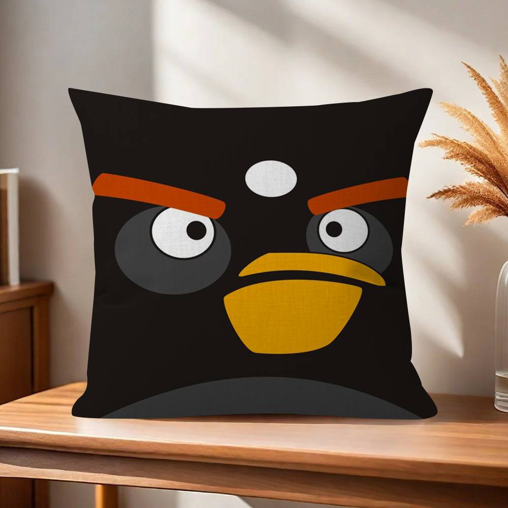 Animation AAAngry Birds Cartoon Pillow Gift Home Office Decoration Bedroom Sofa Car Cushion Cover case x
