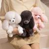 25cm Kawaii Cartoon Poodle Plush Toy Super Soft Dog Stuffed Pillow Toy Kids Dog Lovers Birthday Gift Home Sofa Decor