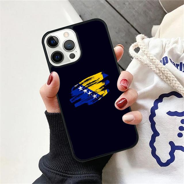 Bosnia and Herzegovina Flag Phone Case Cover For iPhone 17 Air 15 16 14 13 12 Pro Max 11 Pro Max Plus Coque Shell