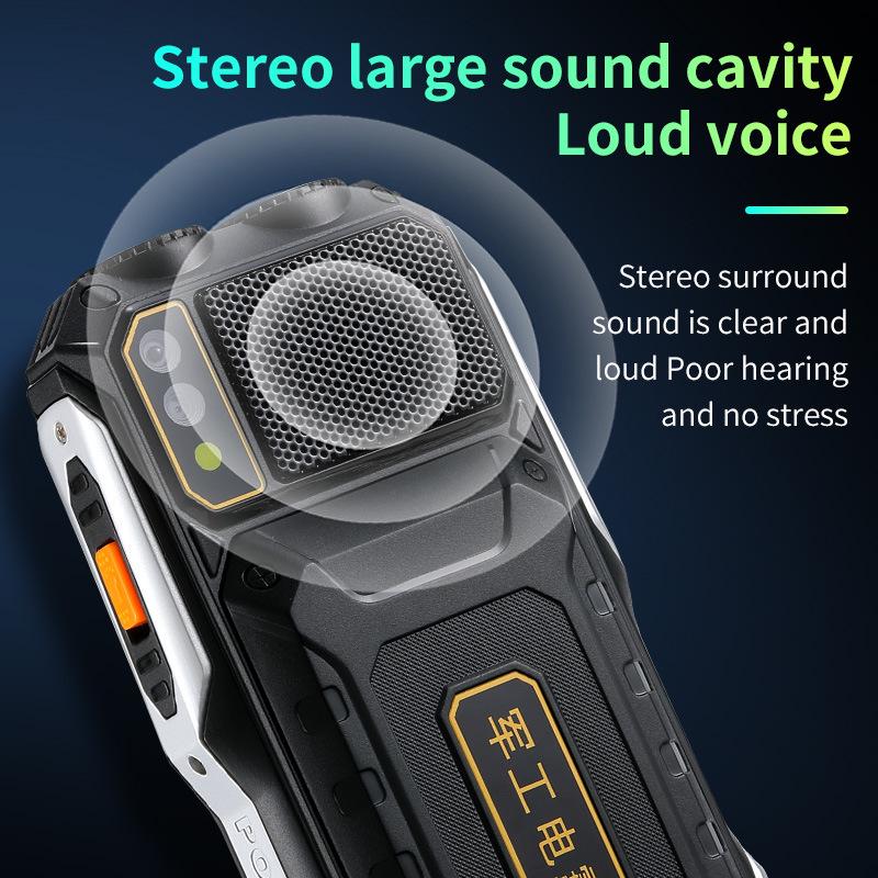 YEEMI Q8 Rugged Senior Mobile Phone: Quad-band, Loud, Super Long Standby, Supports Multiple Languages.