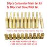 200Pcs Carburetor Main Jet Kit & 200Pcs Slow/Pilot Jet For PWK Keihin OKO CVK PWM NSR KSR PWM Motorcycle Carburetor-AU62