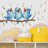 Singing Birds On Branch Wall Stickers, Self-Adhesive Decor for Bedroom Living Room Entryway Dorm Room Decoration