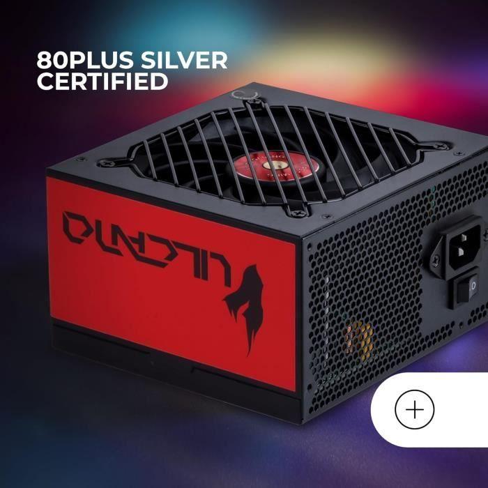 Alimentation ATX 750W - MARS GAMING - MPVU750SI - 80 Plus Silver - 87% Efficacité - 10 Ans Garantie