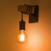 Retro Wooden Wall Light Vintage Industrial Wall Sconce Light Indoor Rustic Wall Lighting Fixture for Living Room Stair Hallway